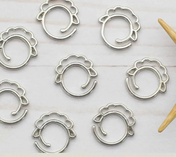 Sheep Split Ring Stitch Markers