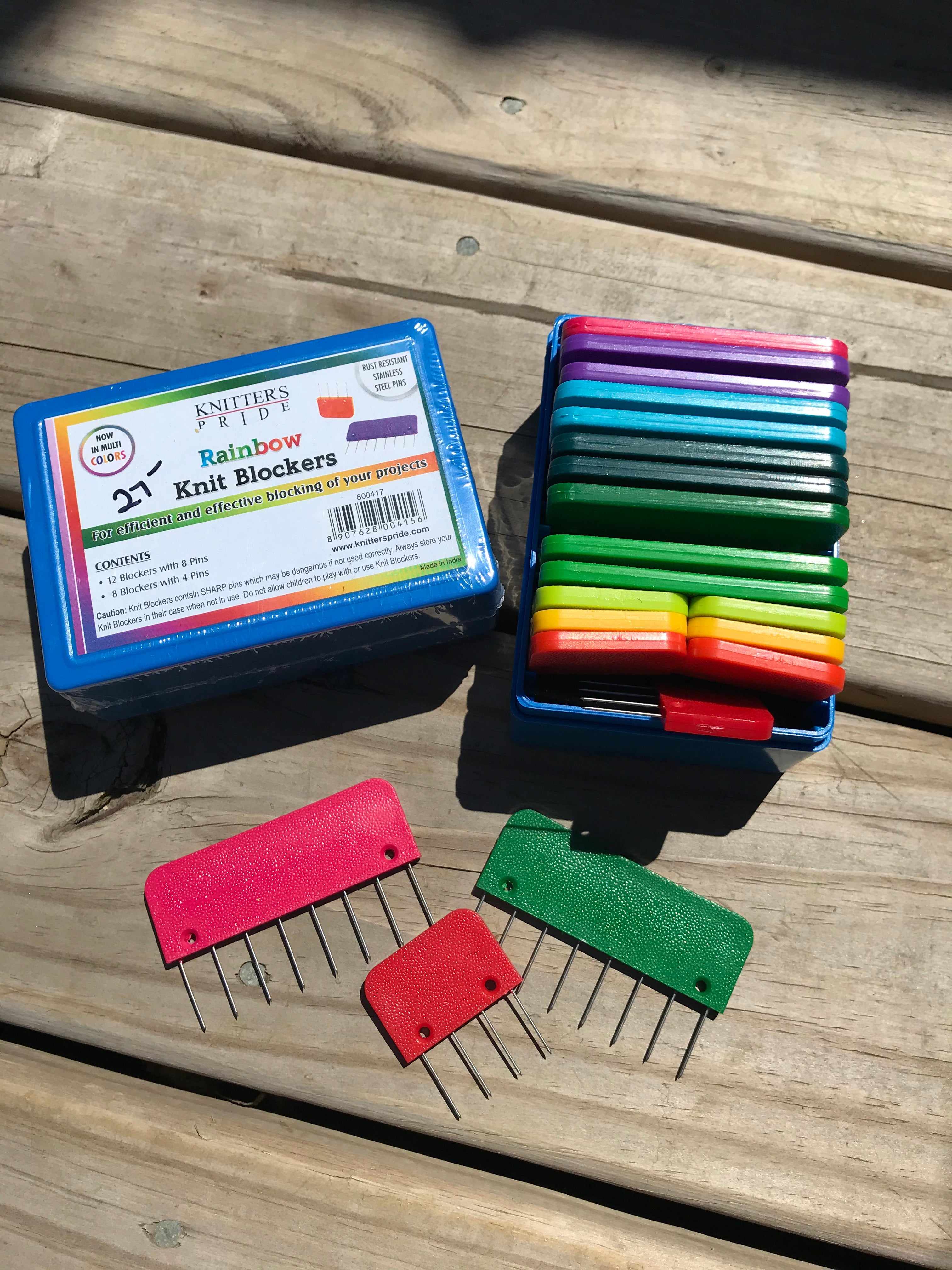 Rainbow Knit Blockers - Comb For Knit Blocking