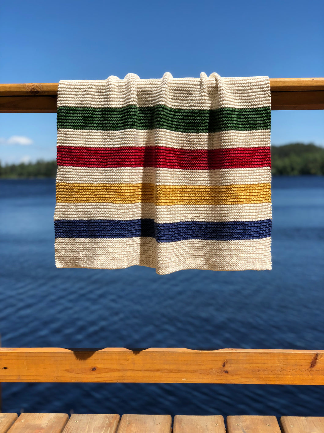 Hudson Bay Baby Blanket KNIT VERSION - Sisu Pattern